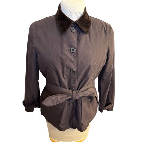 Lauren Ralph Lauren Women’s Utility Barn Jacket Corduroy Sz LP - Picture 2 of 10